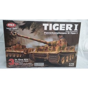 Набор для сборки радиоуправляемого танка Taigen German Tiger I "Тигр" 3-in-1 1:16 KIT
