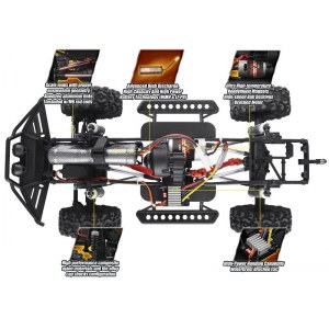 Радиоуправляемый внедорожник Remo Hobby Trial Rigs Truck 2.4G 1/10 RH1093-ST