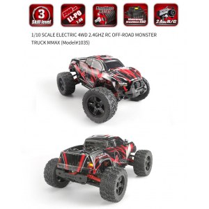 Радиоуправляемая модель Remo Hobby MMAX RH1035 4WD 1:10 Brushless
