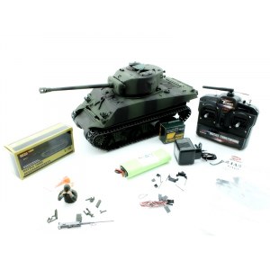 Радиоуправляемый танк Torro Sherman M4A3 76mm, 1/16 2.4G, ИК-пушка