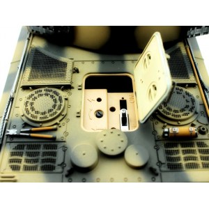 Torro King Tiger (башня Henschel) 1/16 2.4G, ИК-пушка, деревянный ящик