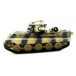 Torro King Tiger (башня Henschel) 1/16 2.4G, ИК-пушка, деревянный ящик