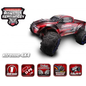 Радиоуправляемый монстр 2-х моторный Remo Hobby Dinosaurs Master 4WD  RH8032UPG