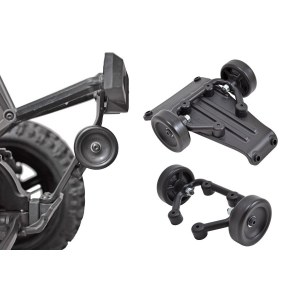 Малозаметный вилли бар RPM Low Visibility Wheelie Bar из прочного пластика для X-Maxx