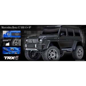 Радиоуправляемый внедорожник TRAXXAS TRX-4 Mercedes G 500 1:10 4WD Гелик СИНИЙ TRA82096-4