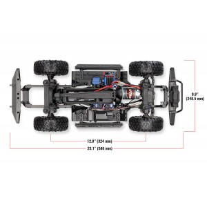 Радиоуправляемый внедорожник TRAXXAS TRX-4 Mercedes G 500 1:10 4WD Гелик СИНИЙ TRA82096-4