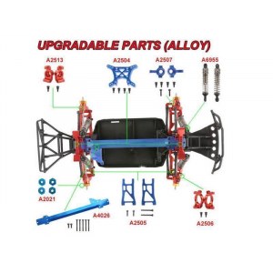 RH1665 Remo Hobby SEVOR Brushless 4WD 2.4G 1/16 RTR + Li-Po и З/У
