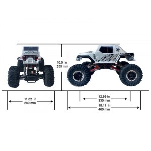 Радиоуправляемый краулер Remo Hobby Jeeps 4WD 2.4G 1/10 RTR + Ni-Mh и З/У RH1071-SJ