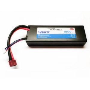 Аккумулятор Li-Po Spard 8000mAh, 7,4V, 25C, T‐plug YT1143125PPP