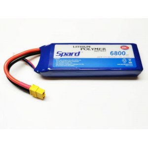 Аккумулятор Li-Po Spard 6800mAh, 7,4V, 20C, XT60 YT81202