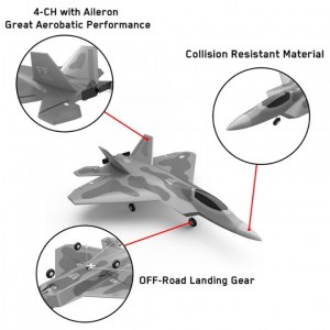 Радиоуправляемый САМОЛЕТ VOLANTEX 761-7 F-22 RTF TW761-7