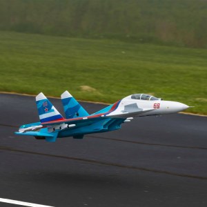 Радиоуправляемый самолет СУ-30 E-Flite Su-30 Twin 70mm EDF BNF Basic w/AS3X & SAFE Select EFL01050