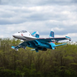 Радиоуправляемый самолет СУ-30 E-Flite Su-30 Twin 70mm EDF BNF Basic w/AS3X & SAFE Select EFL01050