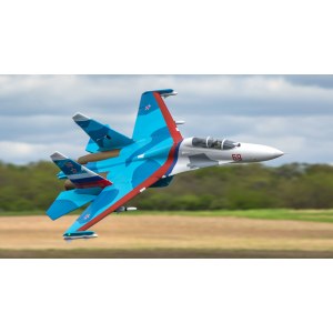 Радиоуправляемый самолет СУ-30 E-Flite Su-30 Twin 70mm EDF BNF Basic w/AS3X & SAFE Select EFL01050