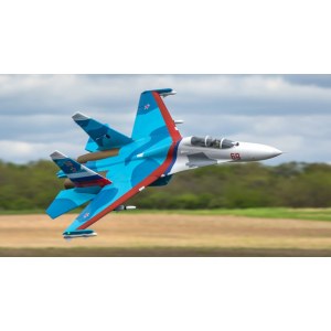 Радиоуправляемый самолет СУ-30 E-Flite Su-30 Twin 70mm EDF BNF Basic w/AS3X & SAFE Select EFL01050