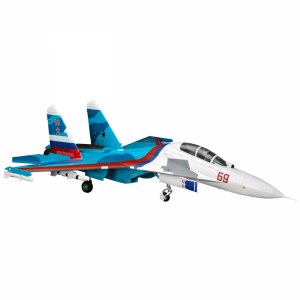 Радиоуправляемый самолет СУ-30 E-Flite Su-30 Twin 70mm EDF BNF Basic w/AS3X & SAFE Select EFL01050