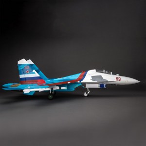 Радиоуправляемый самолет СУ-30 E-Flite Su-30 Twin 70mm EDF BNF Basic w/AS3X & SAFE Select EFL01050