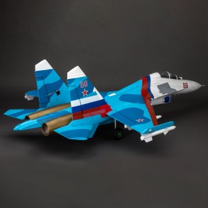 Радиоуправляемый самолет СУ-30 E-Flite Su-30 Twin 70mm EDF BNF Basic w/AS3X & SAFE Select EFL01050