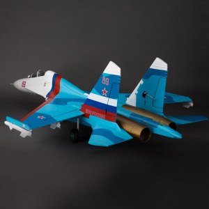 Радиоуправляемый самолет СУ-30 E-Flite Su-30 Twin 70mm EDF BNF Basic w/AS3X & SAFE Select EFL01050