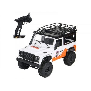 Радиоуправляемая машина MN MODEL американский внедорожник Defender D90 (белый) 4WD 2.4G 1/12 RTR MN-99W