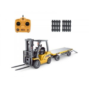 Радиоуправляемый погрузчик с прицепом HUI NA TOYS 2.4G 8CH 1/10 RTR HN1576