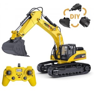 Радиоуправляемый экскаватор HUI NA TOYS 2.4G 23CH 1/14 RTR + Li-Po и З/У HN1580