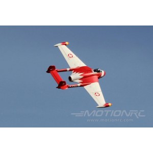 Радиоуправляемая модель самолета FreeWing de Havilland DH-112 Venom V2 (красный) KIT Plus RJ30231K+