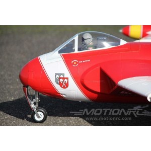 Радиоуправляемая модель самолета FreeWing de Havilland DH-112 Venom V2 (красный) KIT Plus RJ30231K+