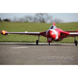 Радиоуправляемая модель самолета FreeWing de Havilland DH-112 Venom V2 (красный) KIT Plus RJ30231K+