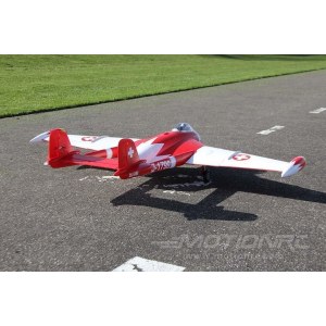 Радиоуправляемая модель самолета FreeWing de Havilland DH-112 Venom V2 (красный) KIT Plus RJ30231K+
