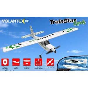 Радиоуправляемый самолет Volantex RC TrainStar Epoch 1100мм Brushless 2.4G LiPo RTF with Gyro - EXA74706R
