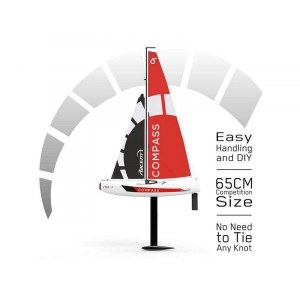 Радиоуправляемая парусная лодка Volantex RC COMPASS 650 2.4G 2ch RTR - EXA79101R