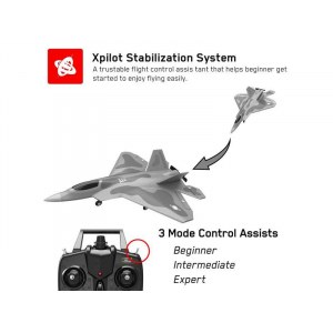 Радиоуправляемый самолет Volantex RC F22 400мм 2.4G 4ch LiPo RTF with Gyro - EXA76107R