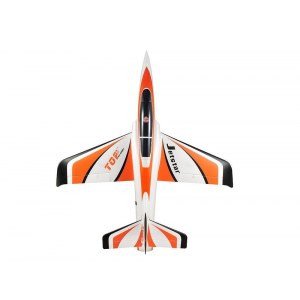 Радиоуправляемый самолет Top RC Jet Star Pro оранжевый 800мм импеллер 64мм 2.4G 4-ch LiPo RTF top089C