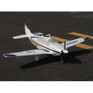 Радиоуправляемый самолет Top RC ST Beechcraft Bonanza A36 фиолетовый 1280мм (шасси) PNP top086B