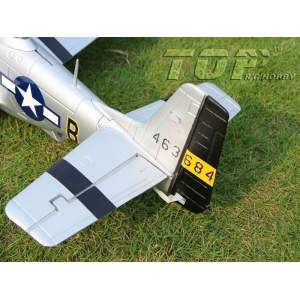 Радиоуправляемый самолет Top RC P-51D 750мм желтый 2.4G 4-ch LiPo RTF top017C