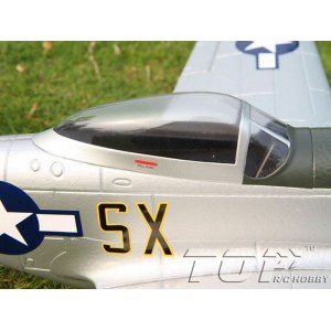 Радиоуправляемый самолет Top RC P-51D 750мм желтый 2.4G 4-ch LiPo RTF top017C