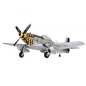 Радиоуправляемый самолет Top RC P-51D 750мм желтый 2.4G 4-ch LiPo RTF top017C