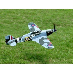 Радиоуправляемый самолет Top RC Hurricane Pro зеленый 750мм flight controller PNP top013D