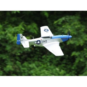 Радиоуправляемый самолет Top RC P-51D Pro синий 750мм flight controller PNP top018D