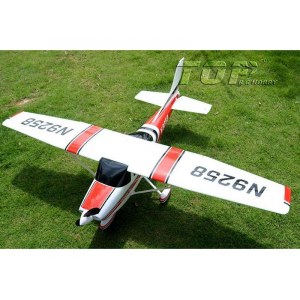 Радиоуправляемый самолет Top RC Cessna 182 500 class красная 1410мм KIT top056A