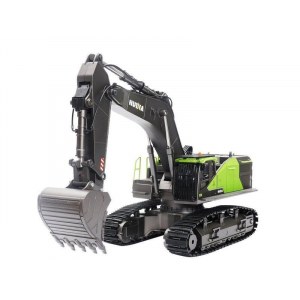 Радиоуправляемый экскаватор HUI NA TOYS 2.4G 22CH 1/14, зеленый RTR HN1593