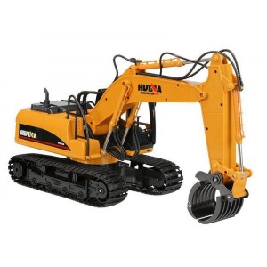 Радиоуправляемый экскаватор c погрузчиком бревен HUI NA TOYS 2.4G 16CH 1/14 RTR HN1570