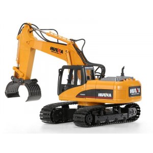 Радиоуправляемый экскаватор c погрузчиком бревен HUI NA TOYS 2.4G 16CH 1/14 RTR HN1570