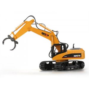 Радиоуправляемый экскаватор c погрузчиком бревен HUI NA TOYS 2.4G 16CH 1/14 RTR HN1570