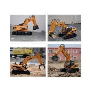 Радиоуправляемый экскаватор c погрузчиком бревен HUI NA TOYS 2.4G 16CH 1/14 RTR HN1570
