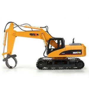 Радиоуправляемый экскаватор c погрузчиком бревен HUI NA TOYS 2.4G 16CH 1/14 RTR HN1570