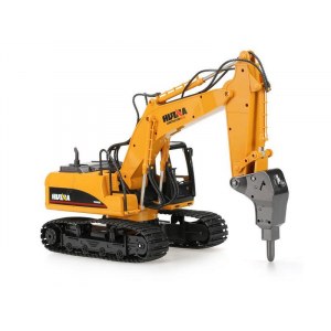 Радиоуправляемый экскаватор c отбойным молотом HUI NA TOYS 2.4G 16CH 1/14 RTR HN1560