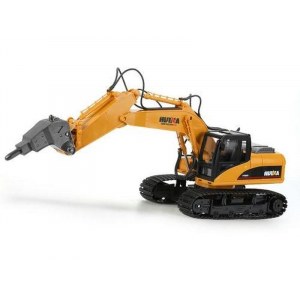 Радиоуправляемый экскаватор c отбойным молотом HUI NA TOYS 2.4G 16CH 1/14 RTR HN1560