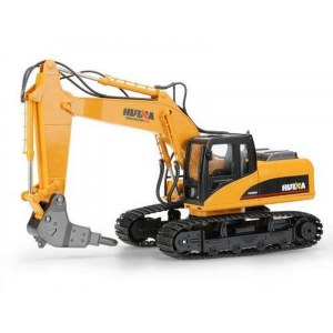 Радиоуправляемый экскаватор c отбойным молотом HUI NA TOYS 2.4G 16CH 1/14 RTR HN1560